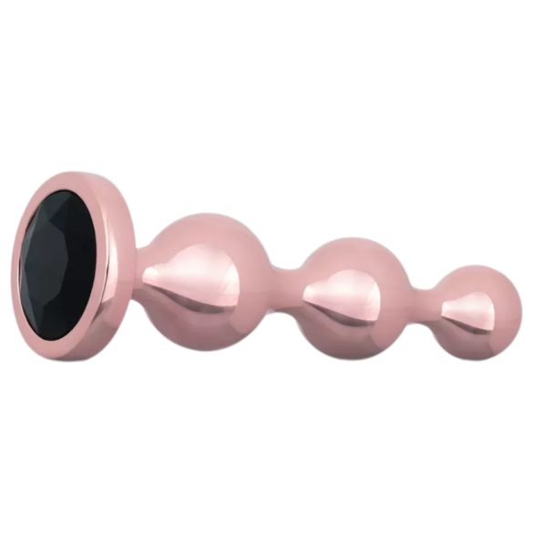 Rosy Gold - Analdildo-Set (roségold)
