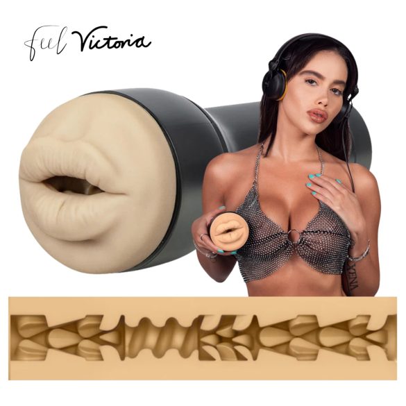 Kiiroo Victoria June – Mund-Masturbator – PowerBlow-kompatibel (natur)