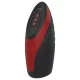 Dreamtoys Essentials - saugender, vibrierender Masturbator (schwarz)