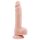 Mr. Dixx 7.6 - Saugnapf-Dildo mit Hoden - natur (19,5 cm)