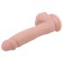 Mr. Dixx 7.6 - Saugnapf-Dildo mit Hoden - natur (19,5 cm)
