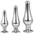Gleaming Love - Analkegel-Set (silber, 3-teilig)