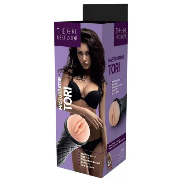 The Girl Next Door Tori - lebensechte Masturbator (natur-schwarz)