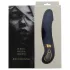 Goddess - gerippter Vibrator mit Heizung (dunkelblau)