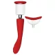 Red Revolution Georgia - G-Punkt Vibrator und Vaginasauger (rot)