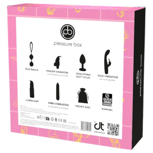 Pleasure Box Love to Play - Vibrator Set - 6-teilig (Pink-Lila)