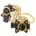 Allure - Perlen-Armbandfessel (schwarz)