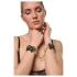 Allure - Perlen-Armbandfessel (schwarz)