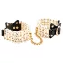 Allure - Perlen-Armbandfessel (schwarz)