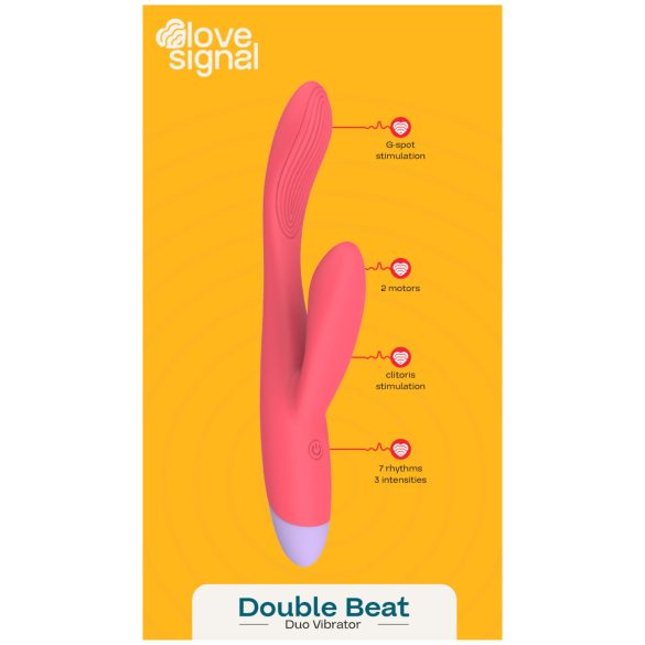 Dreamtoys Love Signal - G-Punkt-Vibrator mit Klitorisarm (rot)