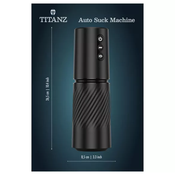 Titanz Auto Suck - automatischer Masturbator (schwarz)