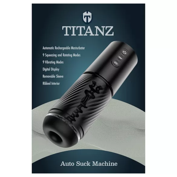 Titanz Auto Suck - automatischer Masturbator (schwarz)