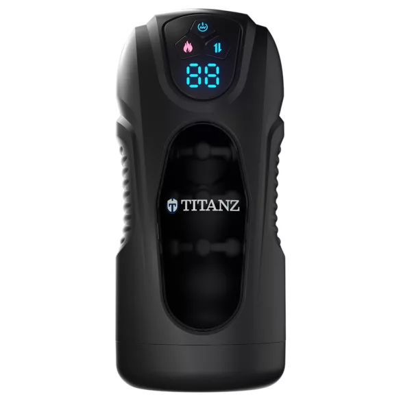 Titanz Ultimate Heat & Thrusting - Automatischer Masturbator (schwarz)