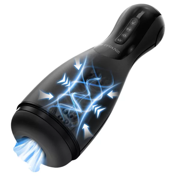 Titanz Ultimate Squeeze & Suck - automatische Masturbator (schwarz)