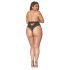 Dreamgirls - Hohe Taille, Spitzen-Slip (schwarz)