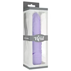 Klassischer Get Real - naturgetreuer Silikon-Vibrator (Lila)