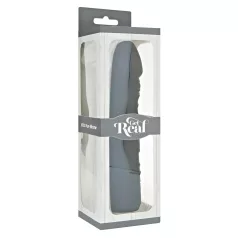 Classic Get Real - lebensechter Silikonvibrator (schwarz)