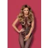 Obsessive G308 - gemustertes Neckholder Netz-Overall - Schwarz (S-L)