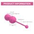 Magic Motion Kegel Master - Intelligentes Liebeskugel-Duo (Pink)