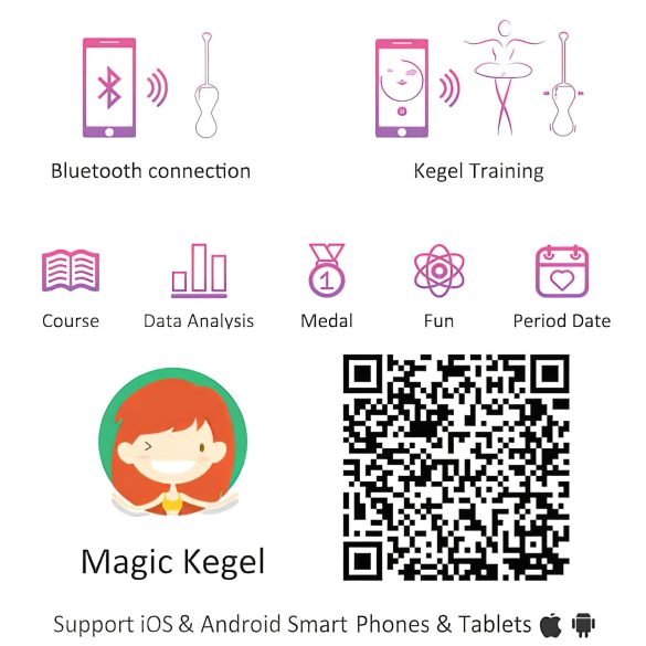 Magic Motion Kegel Master - Intelligentes Liebeskugel-Duo (Pink)
