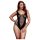 BACI Plus Size - raffinierter Netz-Body - Schwarz (XL-XXL)
