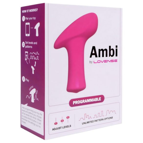 LOVENSE Ambi - smartes, 2-motoriges Klitoris-Vibrator (pink)