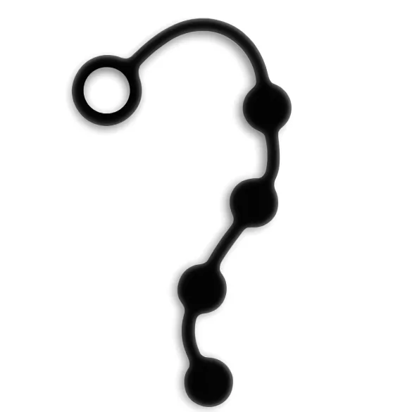 Nexus Excite - 4-fach Analperlen-Dildo - Schwarz (klein)