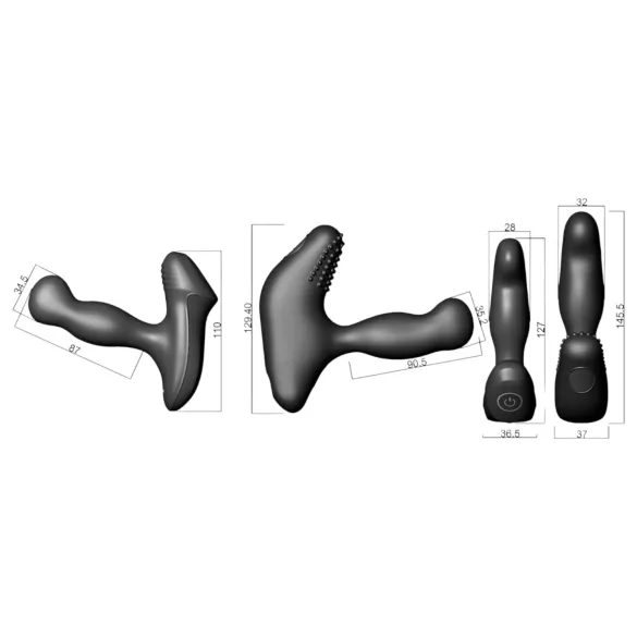 Nexus Revo Slim - Fernbedienung, drehender Prostatavibrator