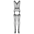 Obsessive F217 - Satinbow Netz-Set mit Muster - Schwarz (S-L)