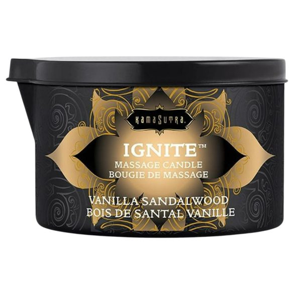 Kama Sutra - Vegane Massagekerze - Vanille-Sandelholz (170g)