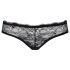 Obsessive Frivolla - pikante schwarze Damen-Spitzenpanty