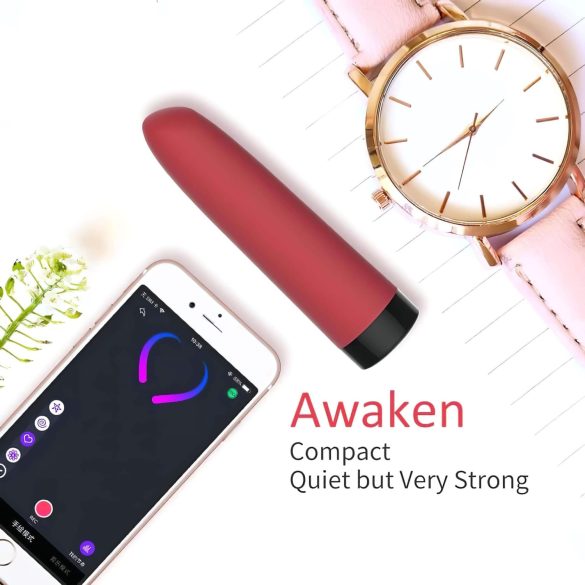 Magic Motion Awaken - smarter, kleiner Akku-Mini-Vibrator (rot)