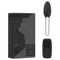   B SWISH Premium - tragbares, akkubetriebenes, funkgesteuertes Vibrations-Ei (schwarz)