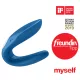 Satisfyer Double Whale - Paarvibrator mit 2 Motoren (blau)