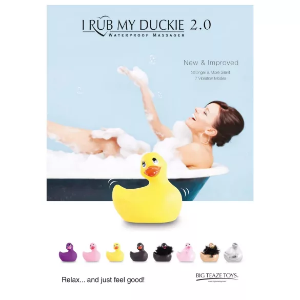 My Duckie Paris 2.0 - wasserdichter Enten-Klitorisvibrator (pink)