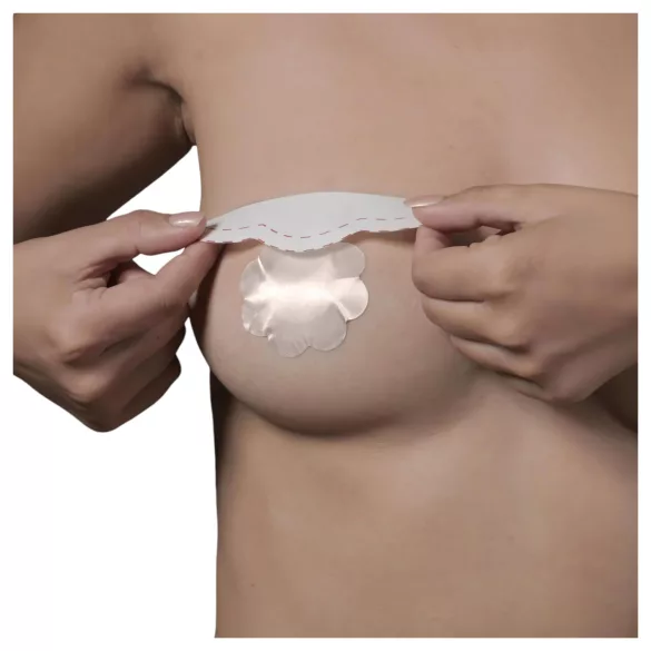 Bye Bra D-F - unsichtbarer Brustlifting-Patch - pink (6 Stk)