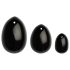 La Gemmes Yoni - Geishakugel-Set - Schwarzer Obsidian (3 Stück)