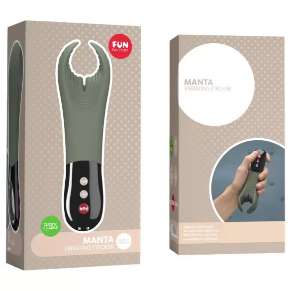 Fun Factory Manta - Penisschaftvibrator (grün-schwarz)