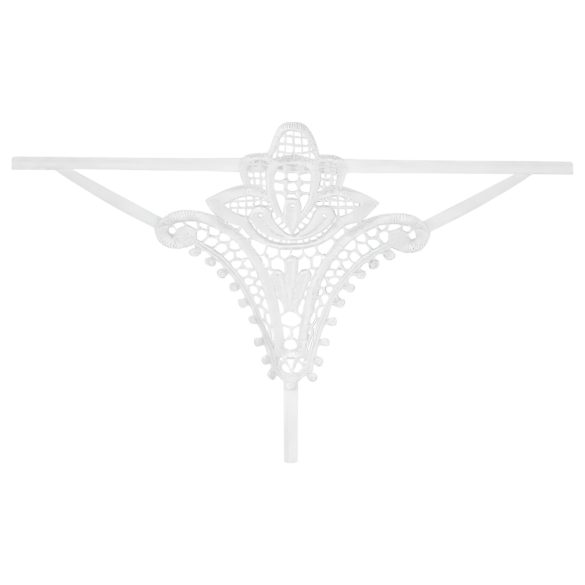 Obsessive Luiza - Tulpenstring (weiß) - L/XL