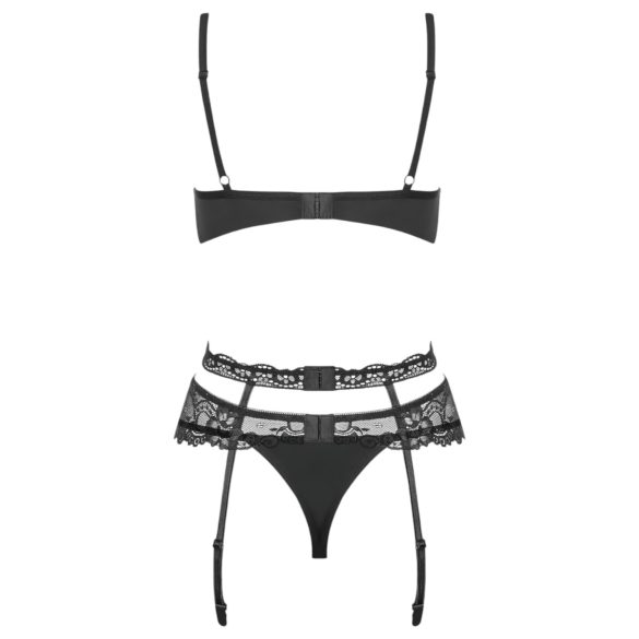 Obsessive Heartina - Dessous-Set (schwarz)