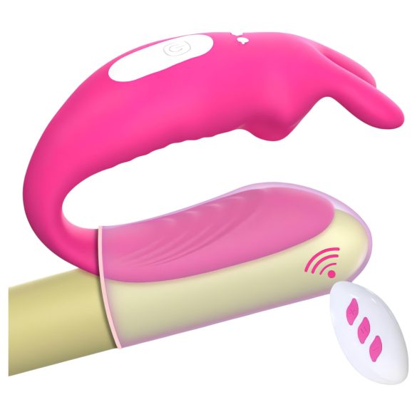 Aixiasia Hera - Akku Radio Paar-Vibrator (Pink)