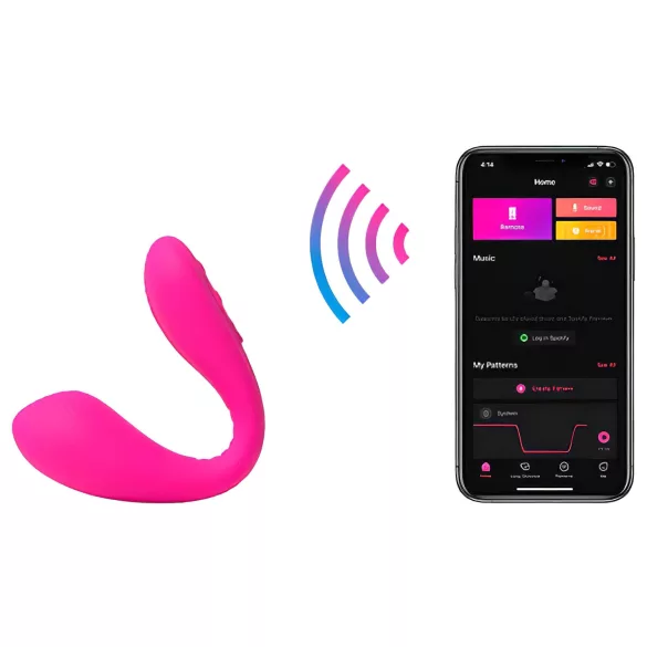 Lovense Dolce - App-gesteuerter Paarvibrator (Pink)
