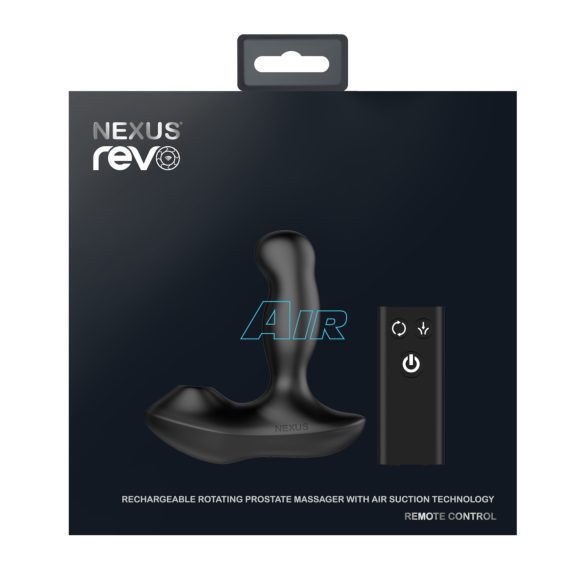 Nexus Revo Air - rotierender Prostata-Vibrator (schwarz)