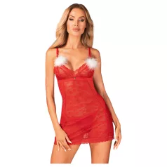 Obsessive Claussica - Babydoll & String (rot)