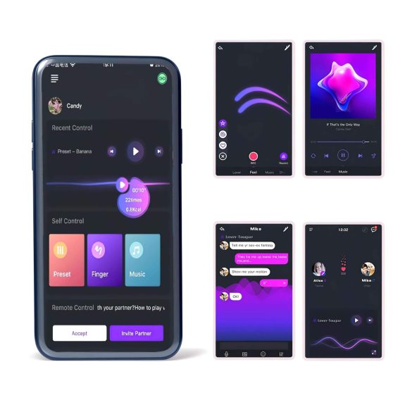 Magic Motion Rise - smarte, akkubetriebene Penisring-Vibration (grün)