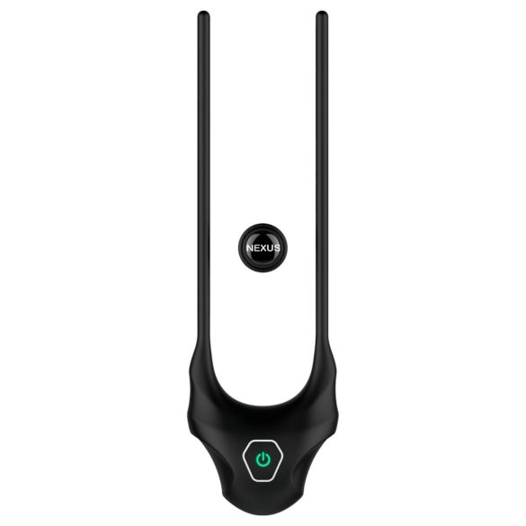Nexus Forge - Verstellbarer Vibrationspenisring (schwarz)