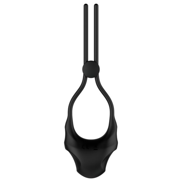 Nexus Forge - Verstellbarer Vibrationspenisring (schwarz)