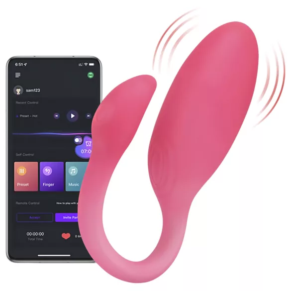 Magic Motion Flamingo Max - App-gesteuertes Vibro-Ei (Pink)