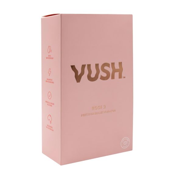 Vush The Rose 2 - Wiederaufladbarer, Wasserdichter Vibrator (Rosa)