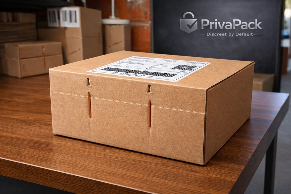 Neutrali Verpackig, neutrale Absender. 100% diskrete Lieferung mit PrivaPack™ - Desirel Online-Sexshop